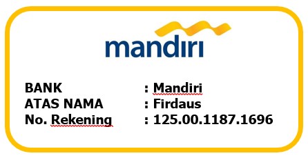 METODE PEMBAYARAN DAN KONFIRMASI bank mandiri